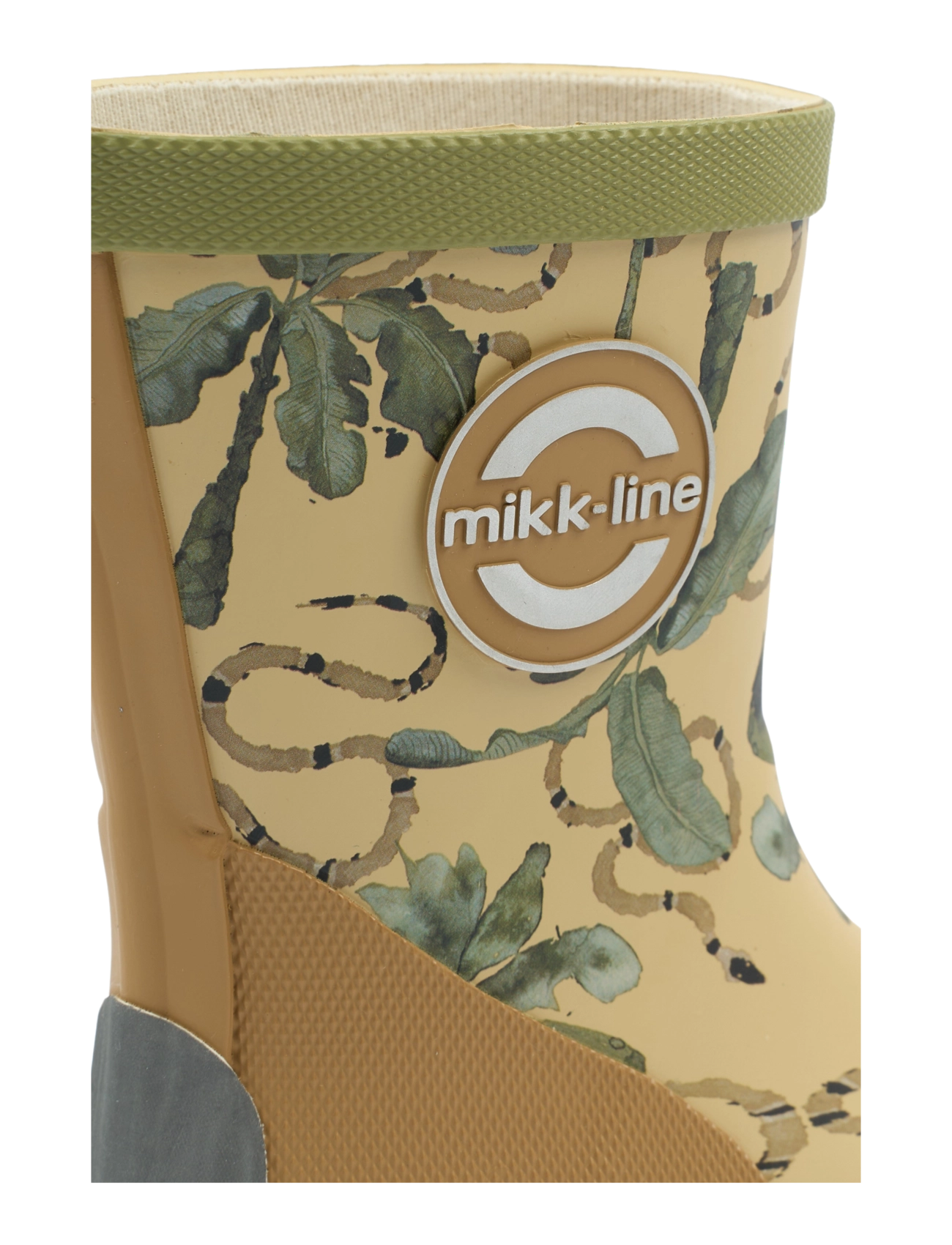 mikk-line - Printed Wellies - gray green - 4