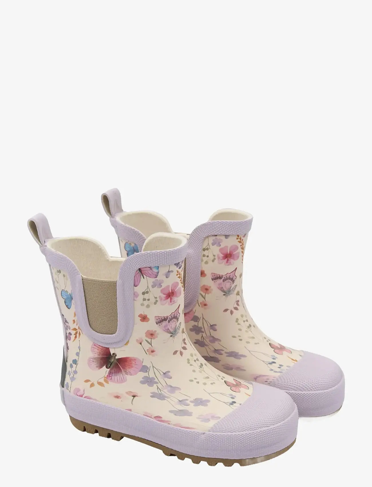 mikk-line - Wellies Short AOP - unlined rubberboots - butterfly aop - 1
