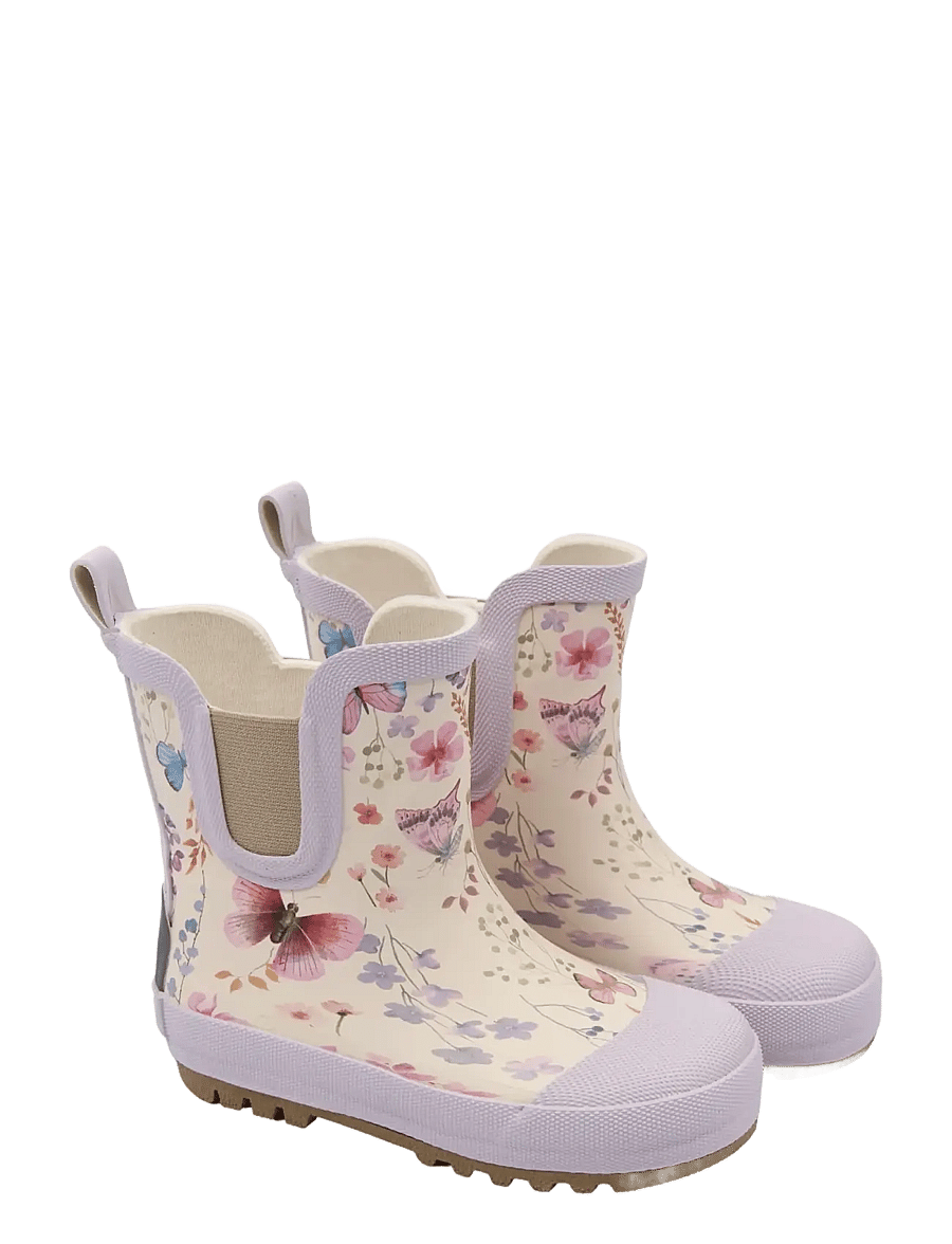 mikk-line - Wellies Short AOP - guminiai batai be pamušalo - butterfly aop - 1