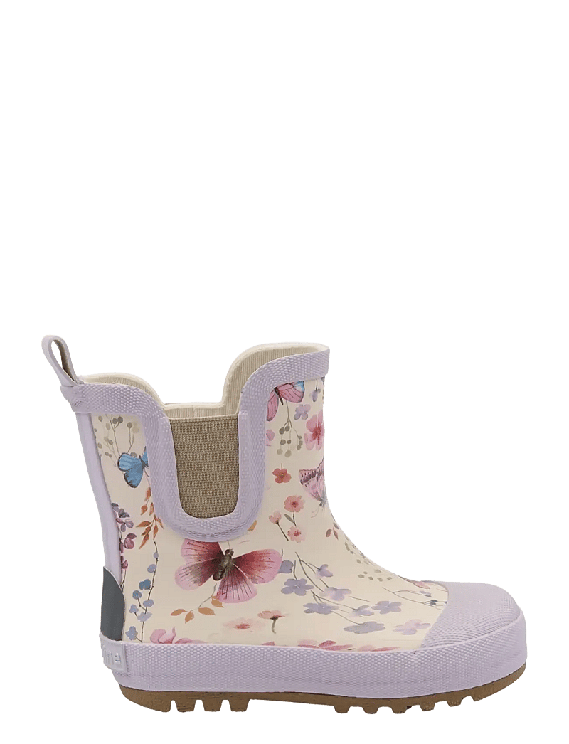 mikk-line - Wellies Short AOP - unlined rubberboots - butterfly aop - 2