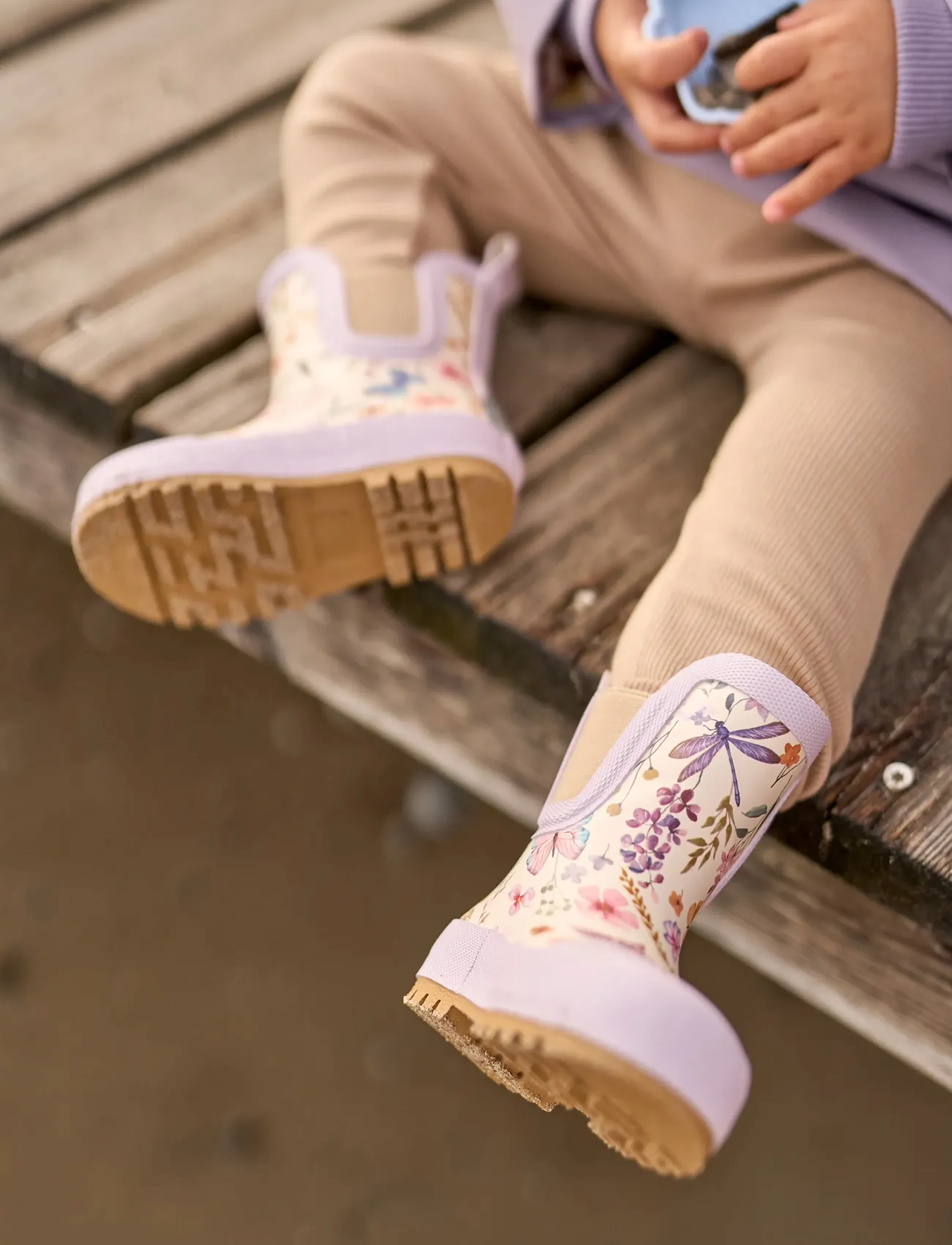 mikk-line - Wellies Short AOP - guminiai batai be pamušalo - butterfly aop - 0