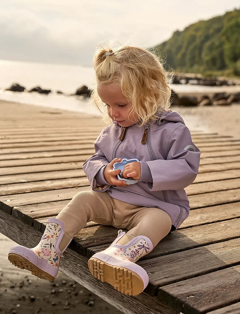 mikk-line - Wellies Short AOP - unlined rubberboots - butterfly aop - 5