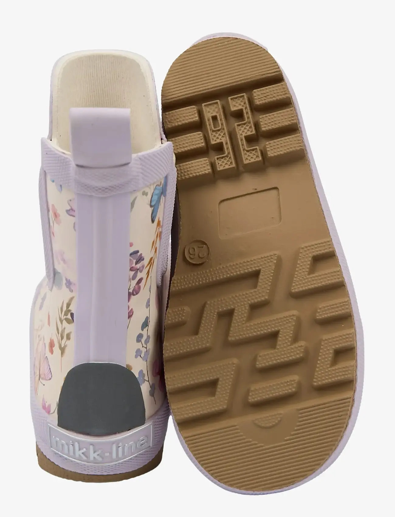 mikk-line - Wellies Short AOP - unlined rubberboots - butterfly aop - 3