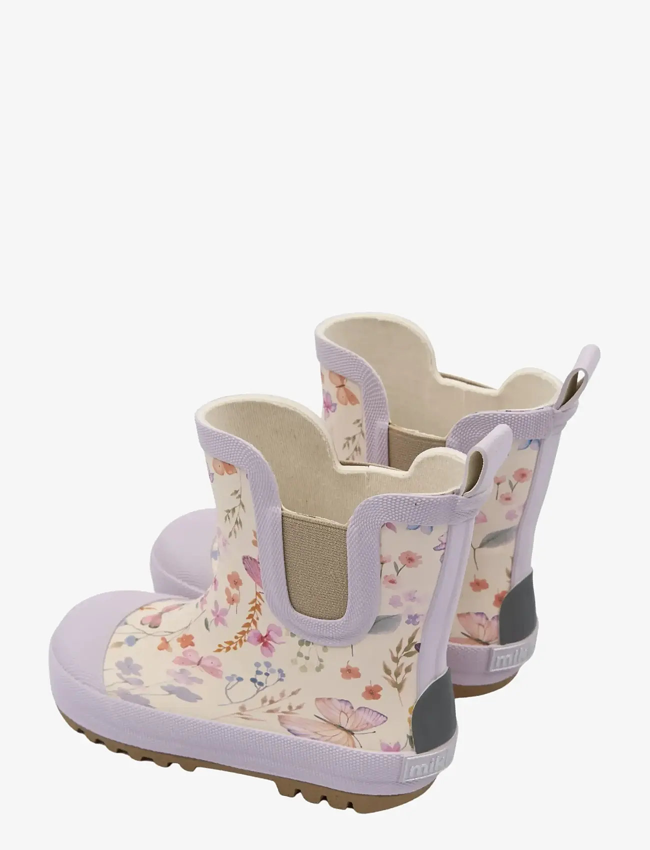 mikk-line - Wellies Short AOP - unlined rubberboots - butterfly aop - 4