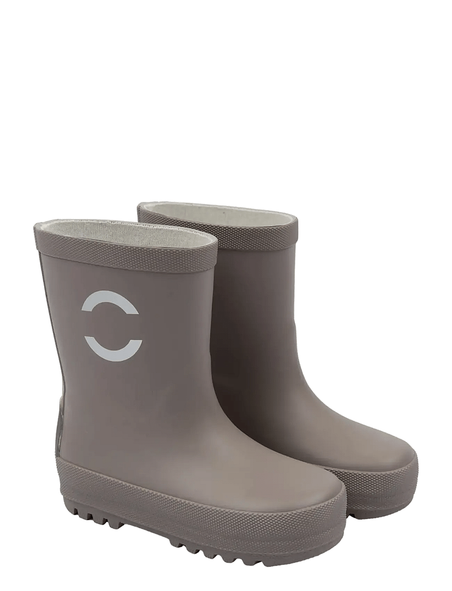 mikk-line - Wellies Solid - Ófóðruð gúmmístígvél - cinder - 0