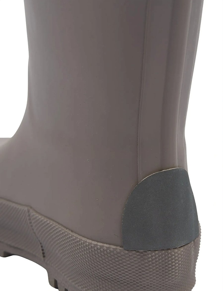 mikk-line - Wellies Solid - Ófóðruð gúmmístígvél - cinder - 4