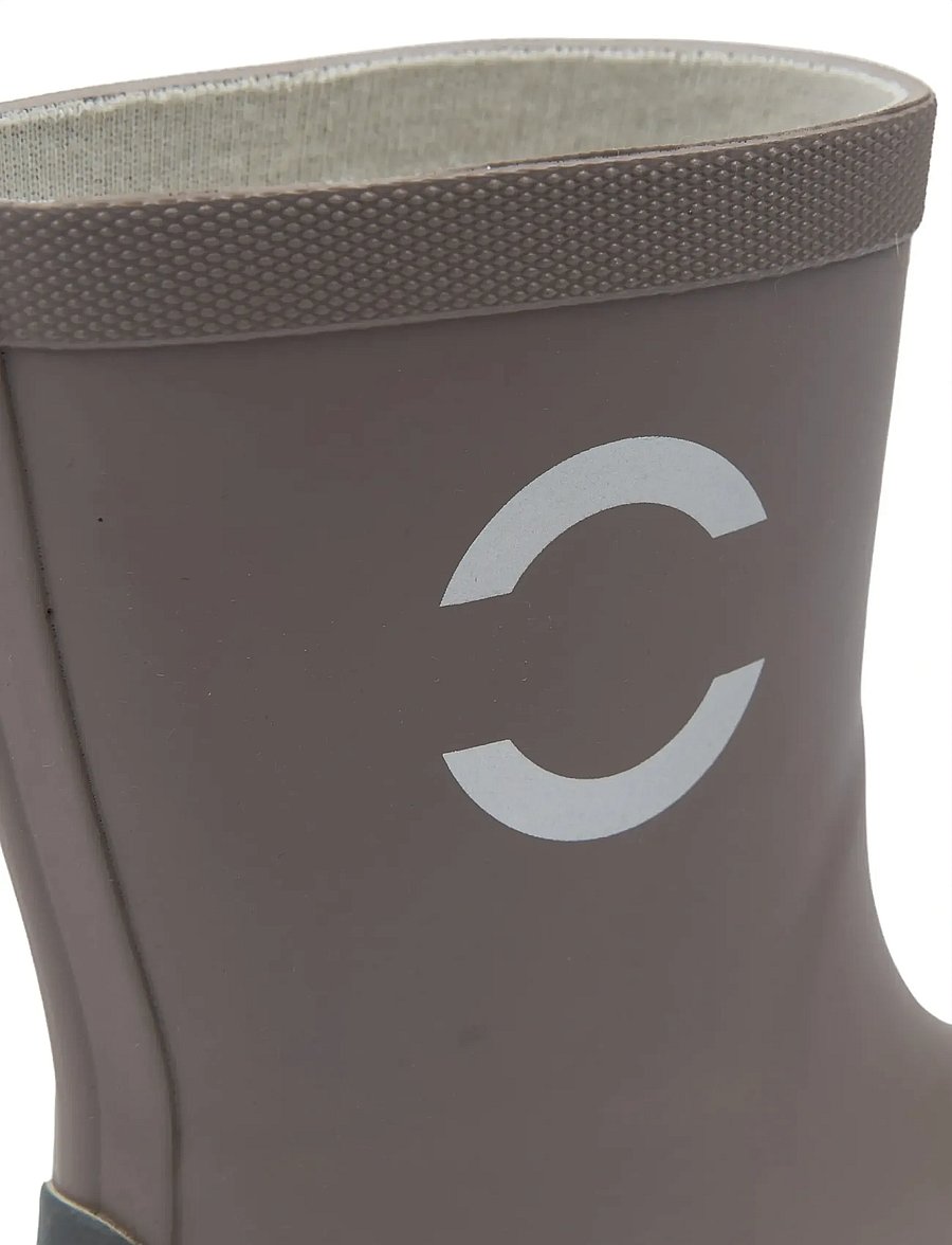 mikk-line - Wellies Solid - Ófóðruð gúmmístígvél - cinder - 5