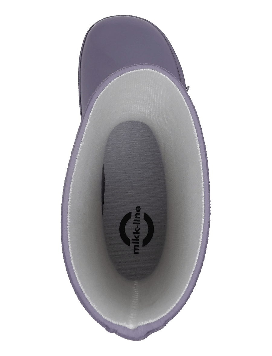 mikk-line - Wellies Solid - ungefütterte gummistiefel - purple sage - 3