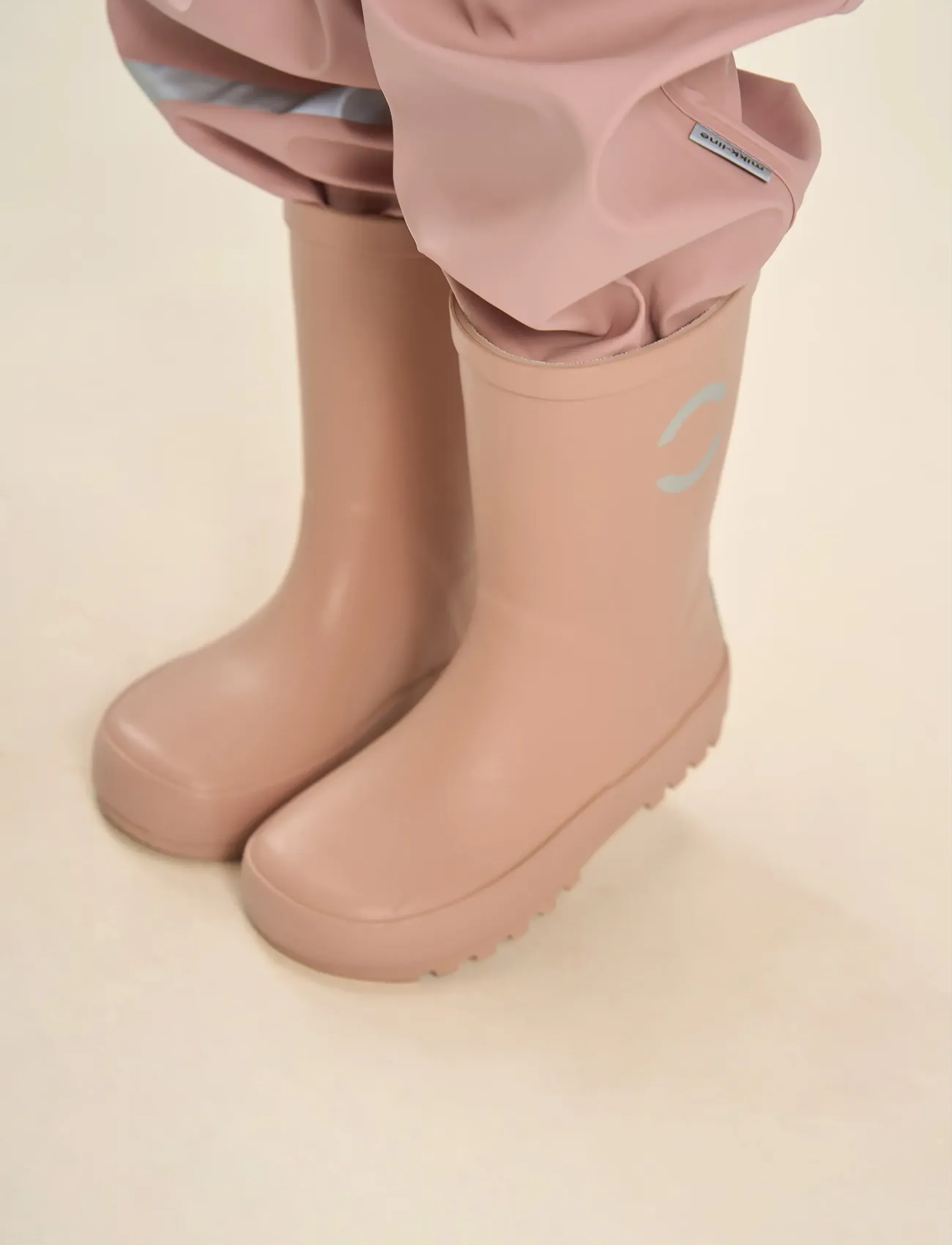 mikk-line Wellies Solid, 29/19.1 cm, Rubberboots, Rosa - High Kinder