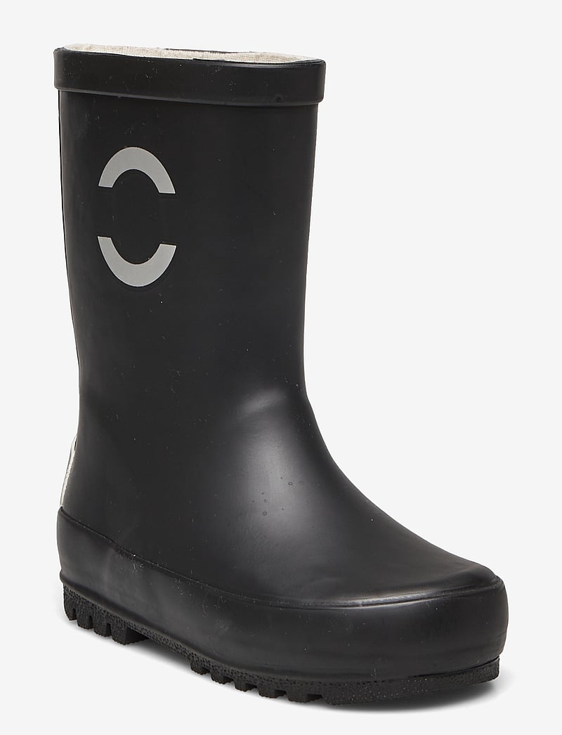 mikk-line - Wellies Solid - ungefütterte gummistiefel - black - 1
