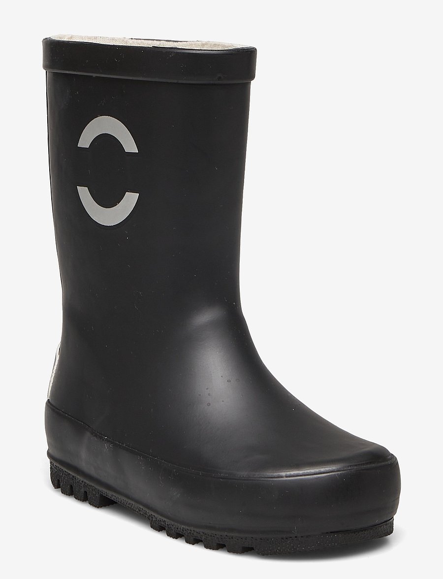 mikk-line - Wellies Solid - rubberlaarzen zonder voering - black - 1