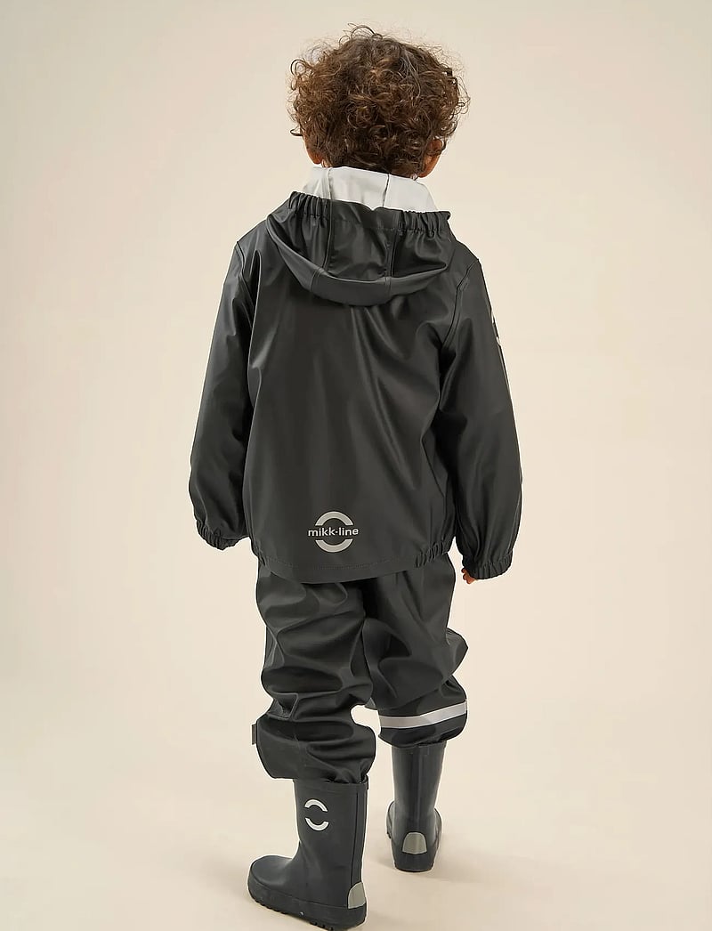 mikk-line - Wellies Solid - rubberlaarzen zonder voering - black - 0