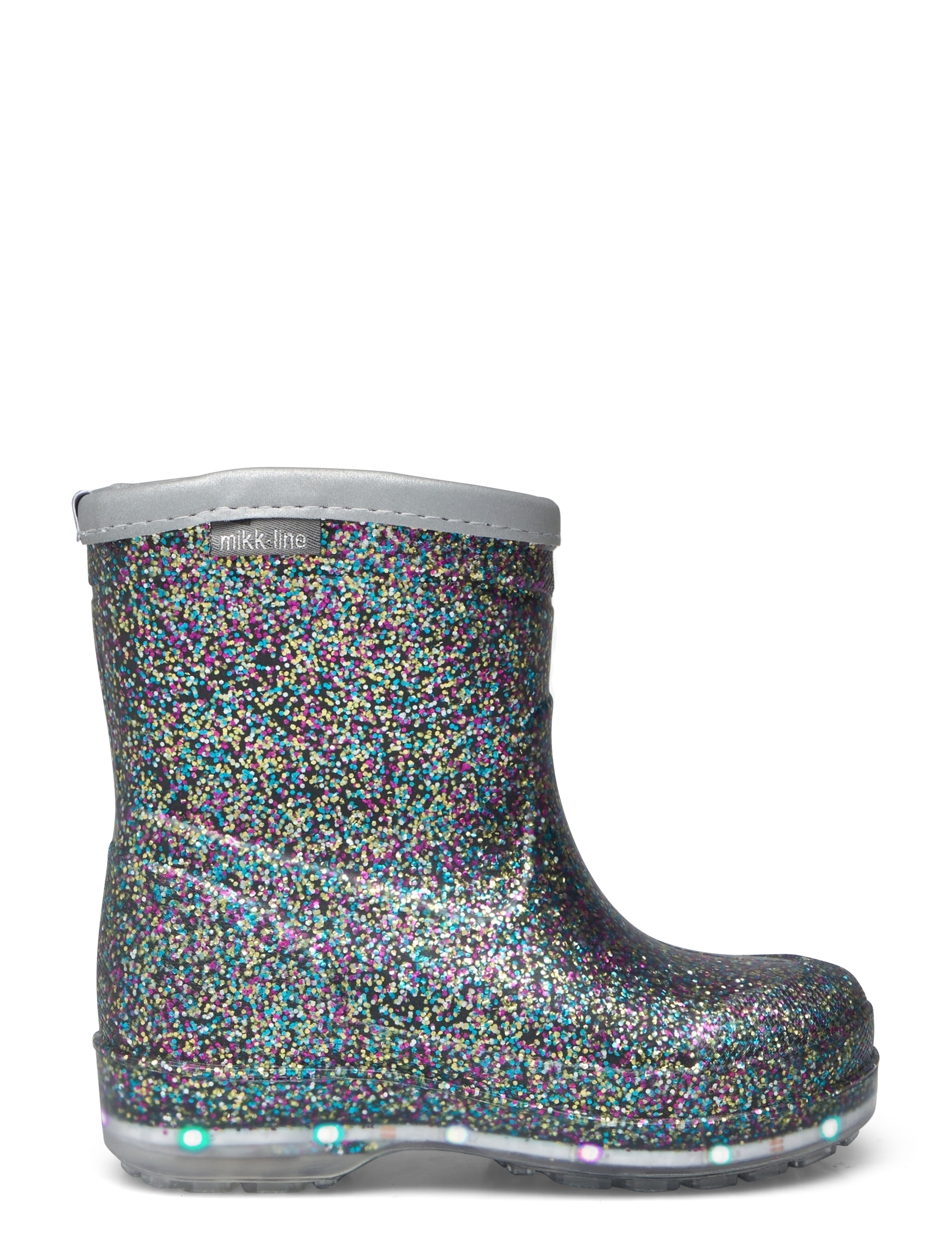 mikk-line - Short Winter Wellies - Light - multi glitter - 1