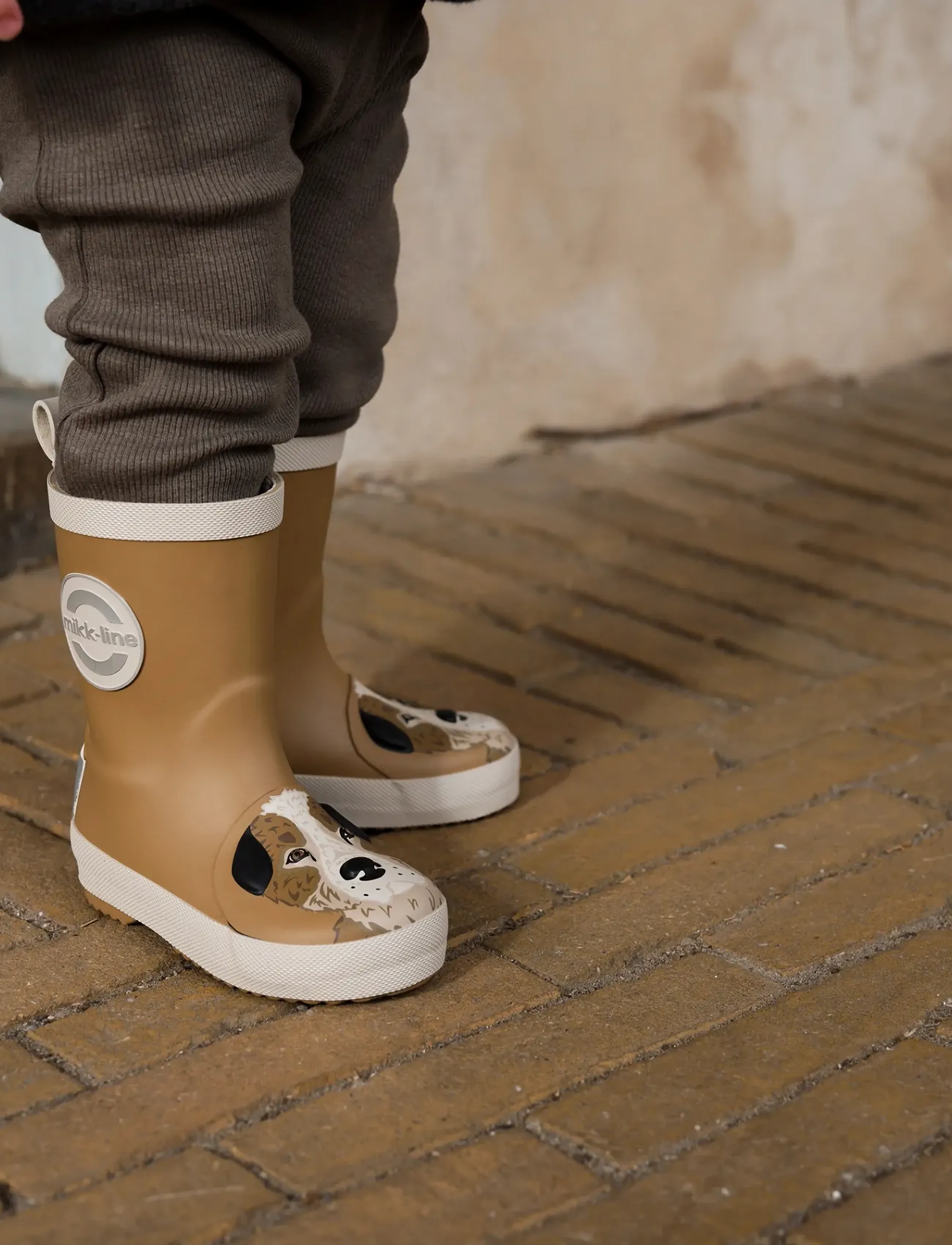 mikk-line 3D Wellies, 24, Cream, High Rubberboots > Unlined Rubberboots, Børn