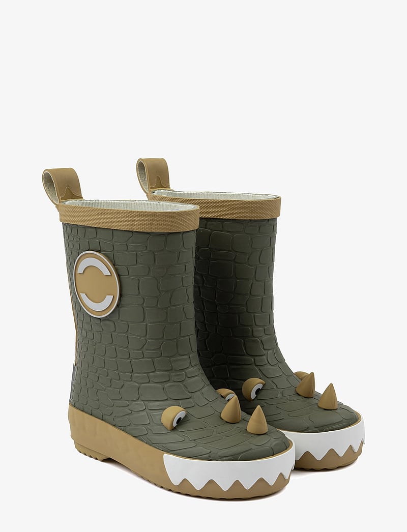 mikk-line - 3D Dragon Wellies - dusty olive - 0
