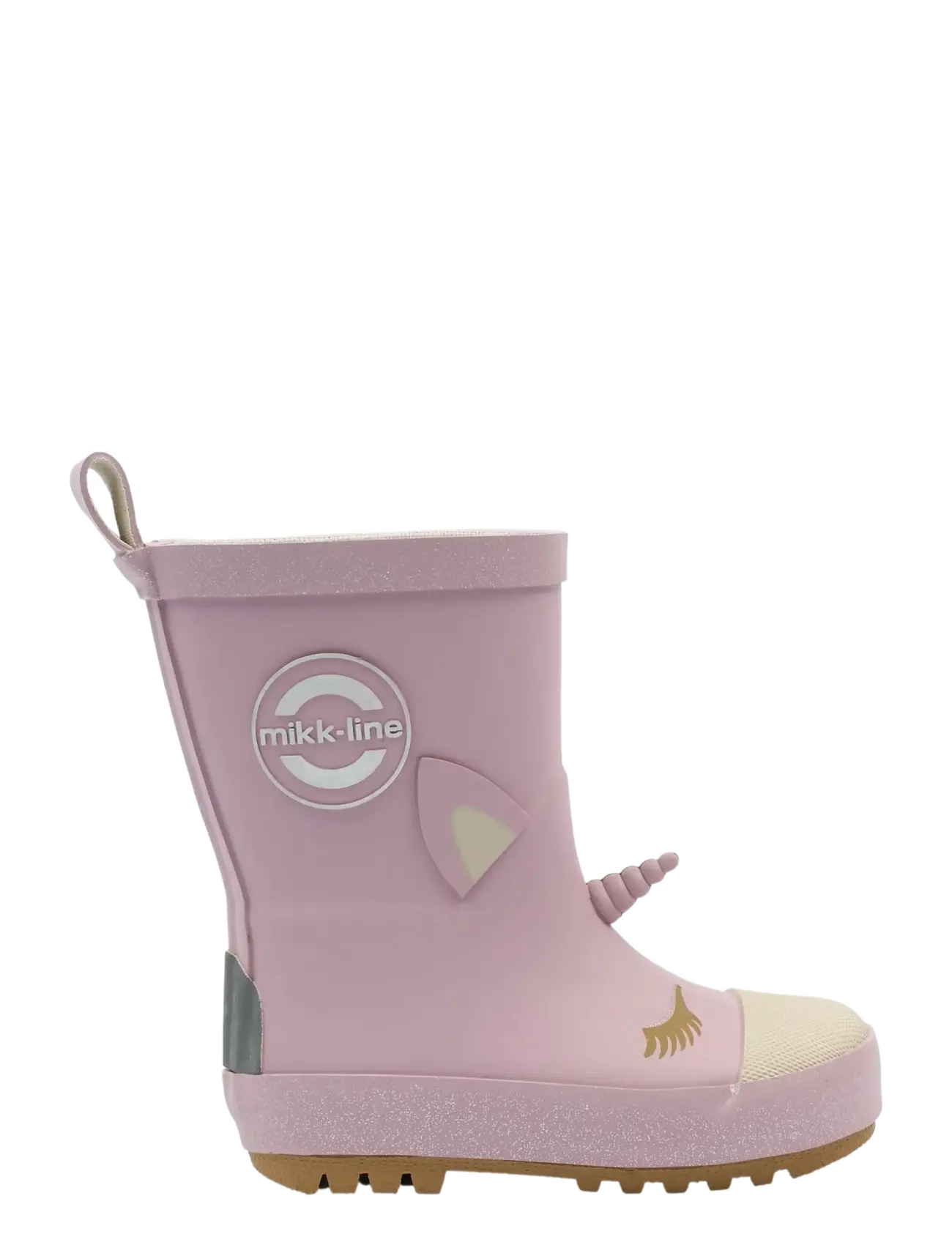 mikk-line - Wellies 3D Unicorn - unlined rubberboots - mauve shadows - 1