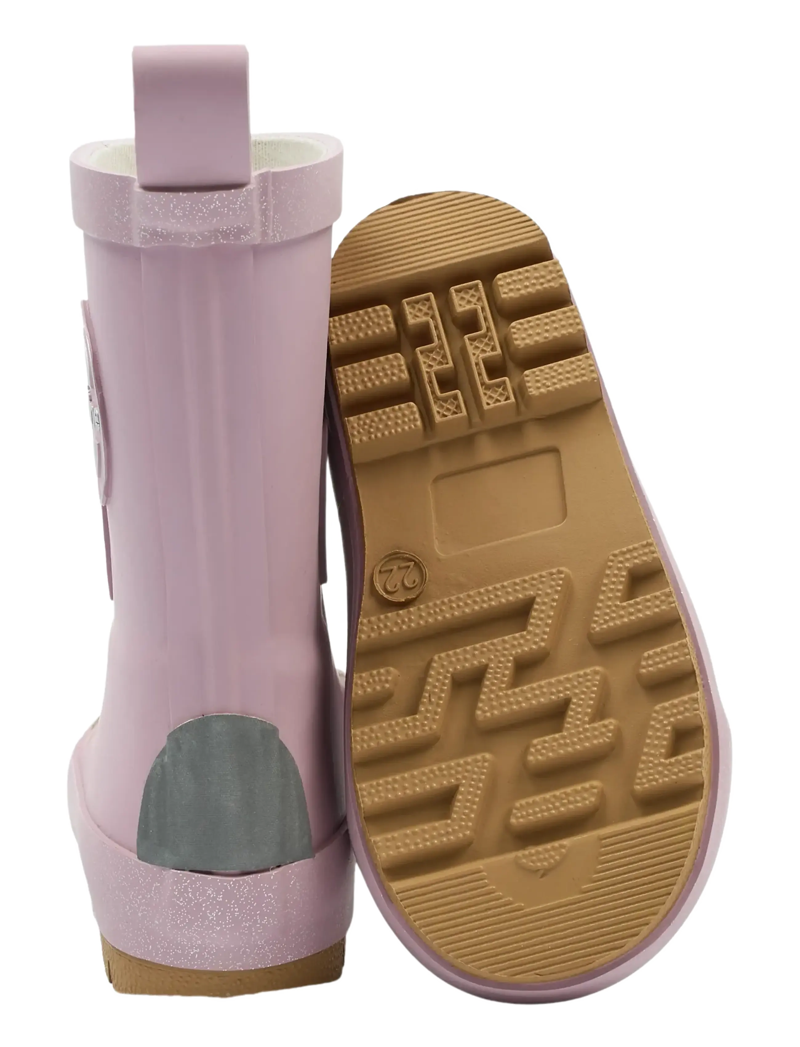 mikk-line - Wellies 3D Unicorn - unlined rubberboots - mauve shadows - 2