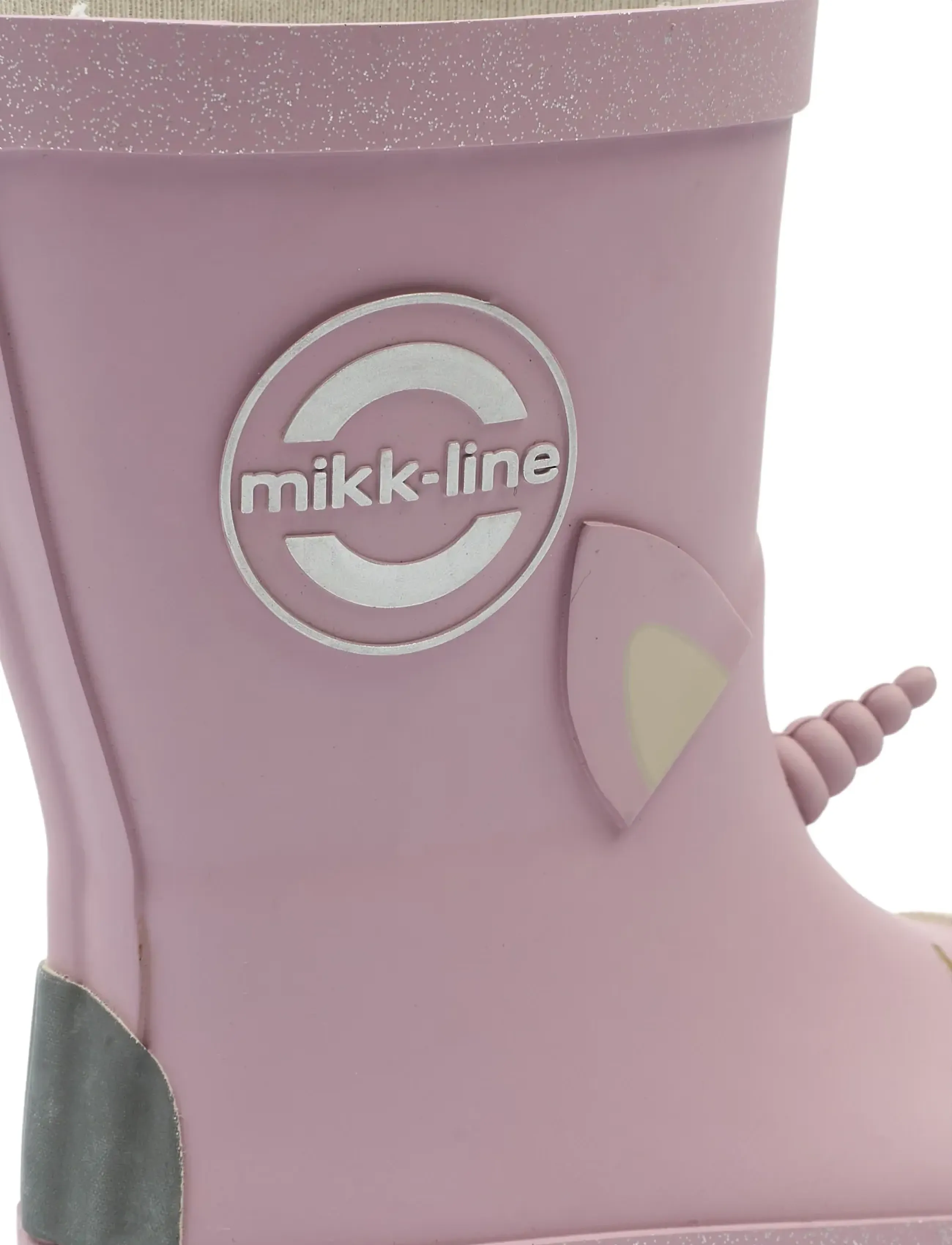 mikk-line - Wellies 3D Unicorn - ungefütterte gummistiefel - mauve shadows - 4