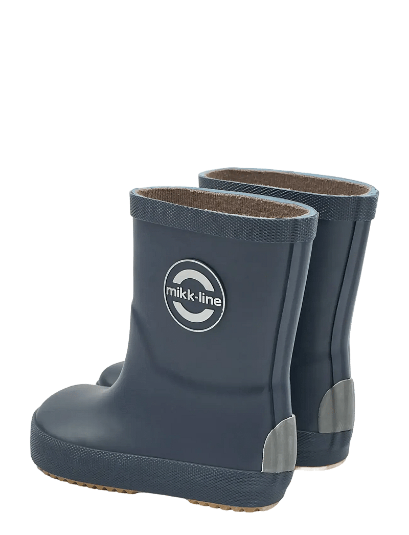 mikk-line - Wellies Solid - Barefoot - ungefütterte gummistiefel - blue nights - 3