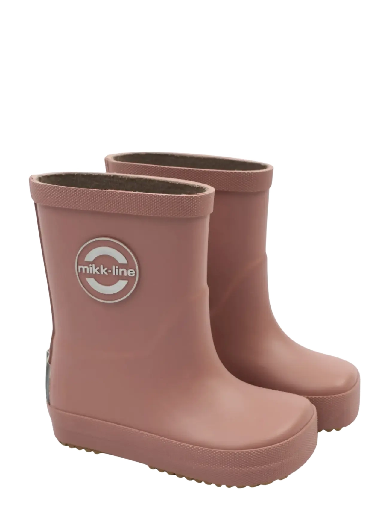 mikk-line Wellies Solid - Barefoot - Mikk-line - BURLWOOD / pink/rose
