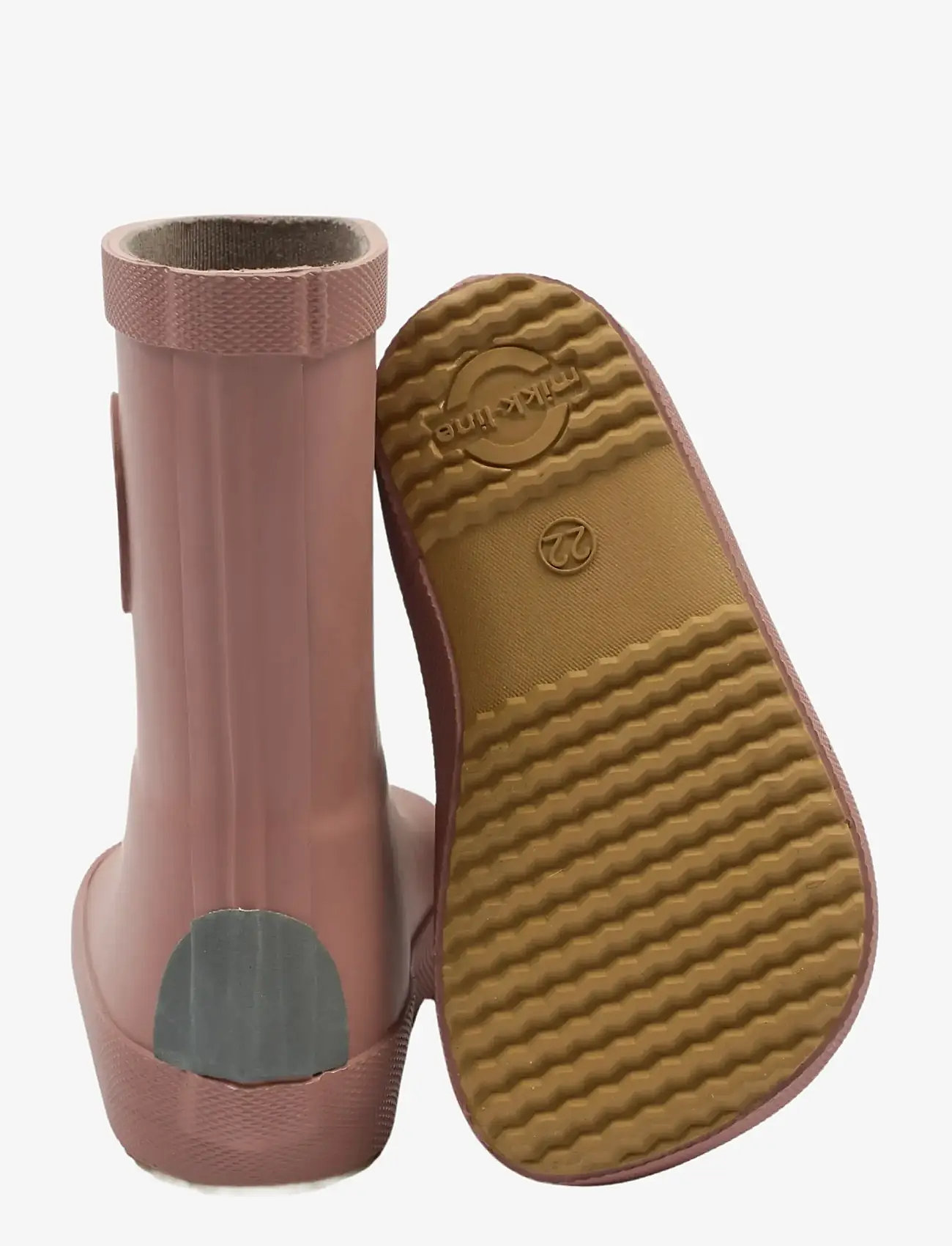 mikk-line - Wellies Solid - Barefoot - ungefütterte gummistiefel - burlwood - 2