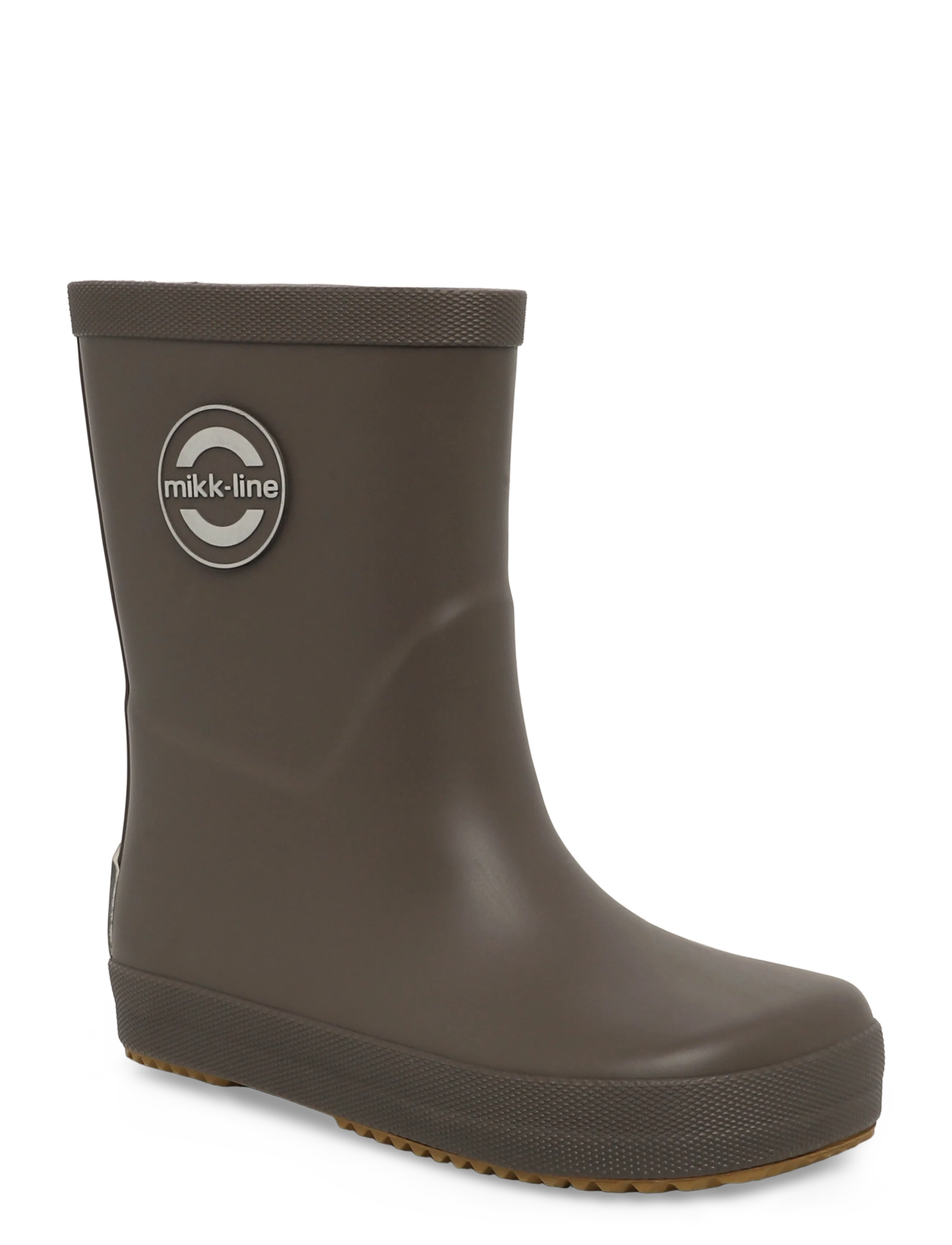 mikk-line Wellies Solid Barefoot, 28, High Rubberboots, Grün - Unlined Kinder