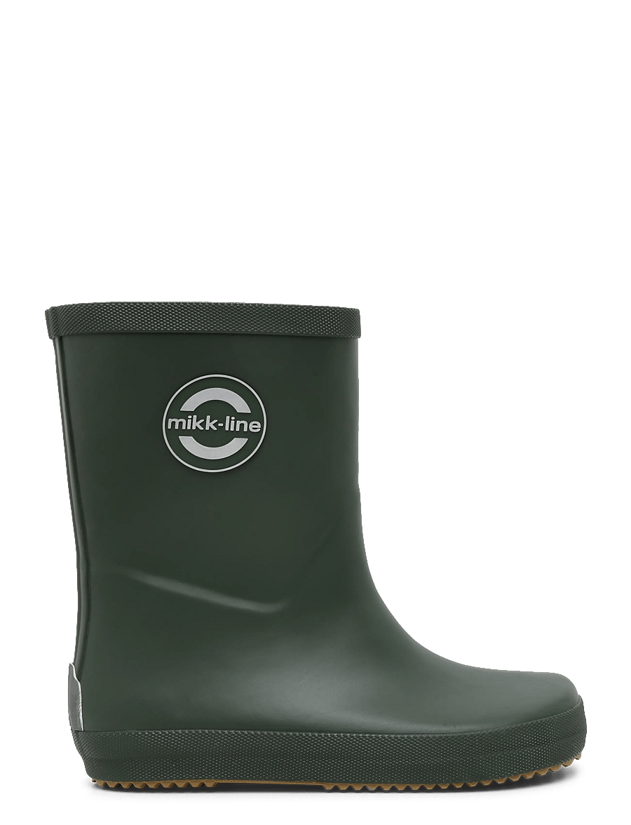 mikk-line - Wellies Solid - Barefoot - gummistøvler uden for - kombu green - 2