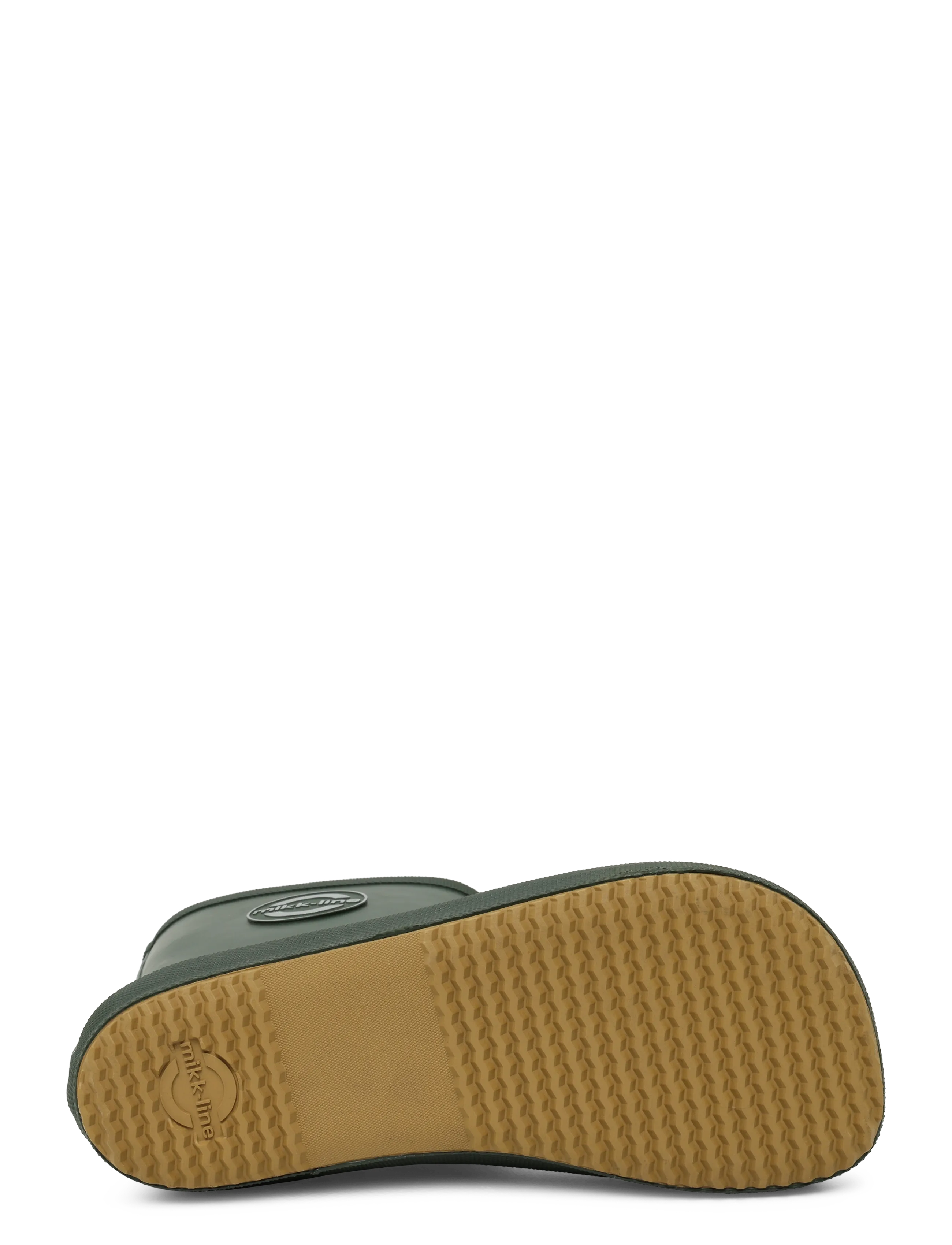 mikk-line - Wellies Solid - Barefoot - gummistøvler uden for - kombu green - 4
