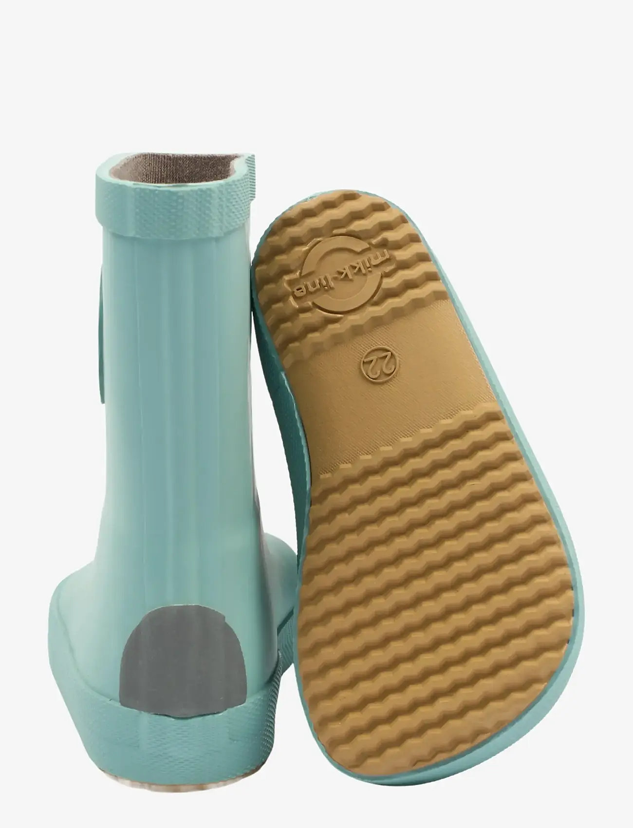 mikk-line - Wellies Solid - Barefoot - ungefütterte gummistiefel - stone blue - 2