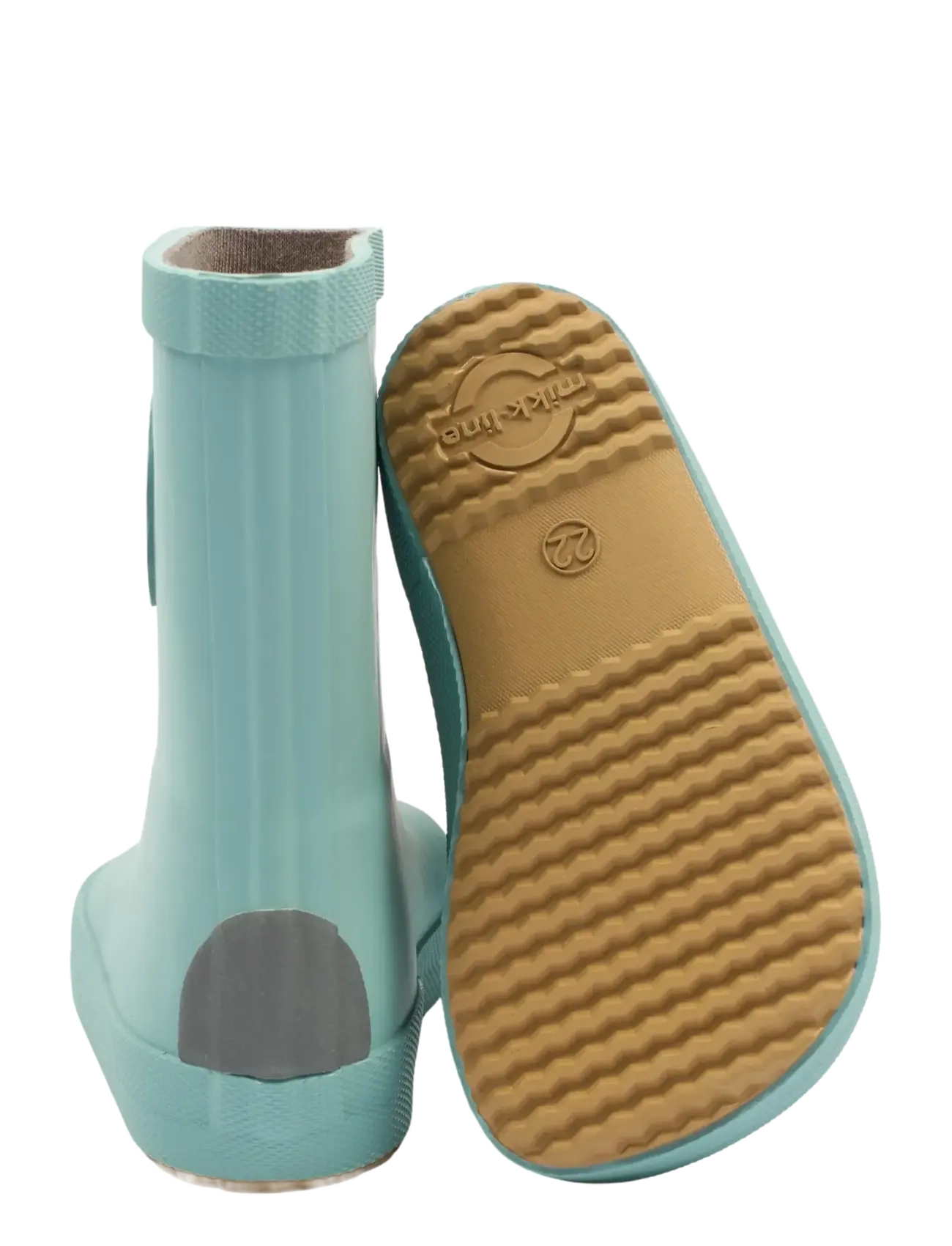 mikk-line - Wellies Solid - Barefoot - unlined rubberboots - stone blue - 2