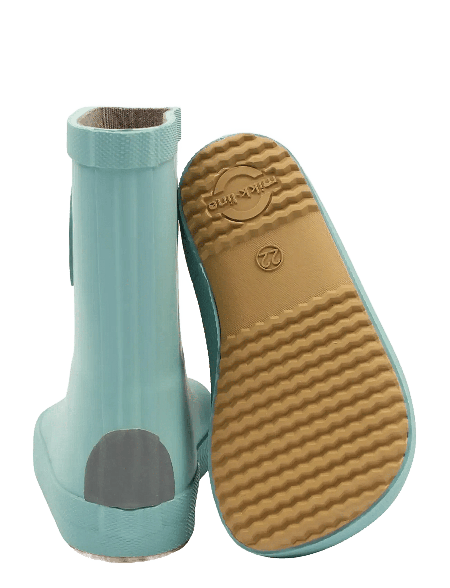mikk-line - Wellies Solid - Barefoot - ofodrade gummistövlar - stone blue - 2