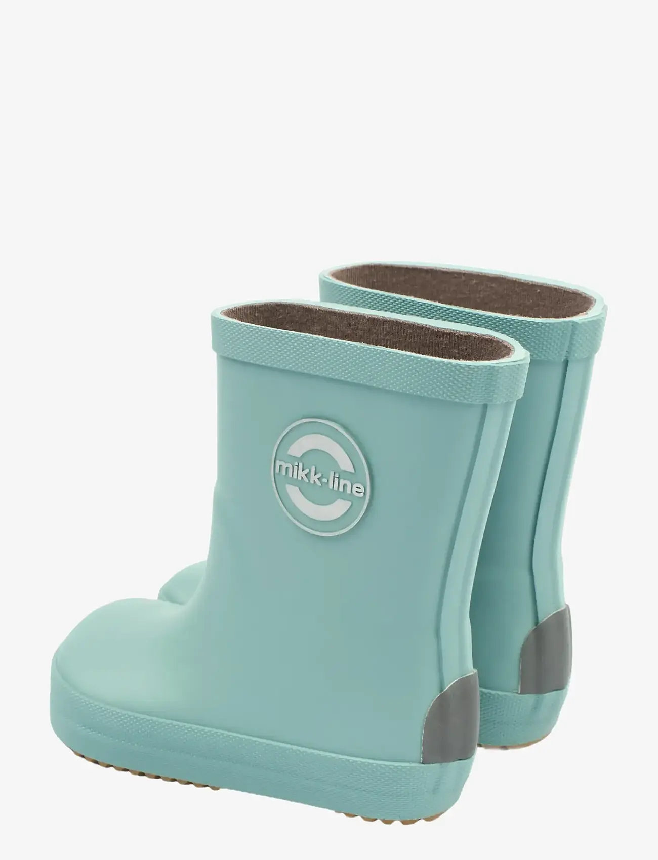 mikk-line - Wellies Solid - Barefoot - ungefütterte gummistiefel - stone blue - 3