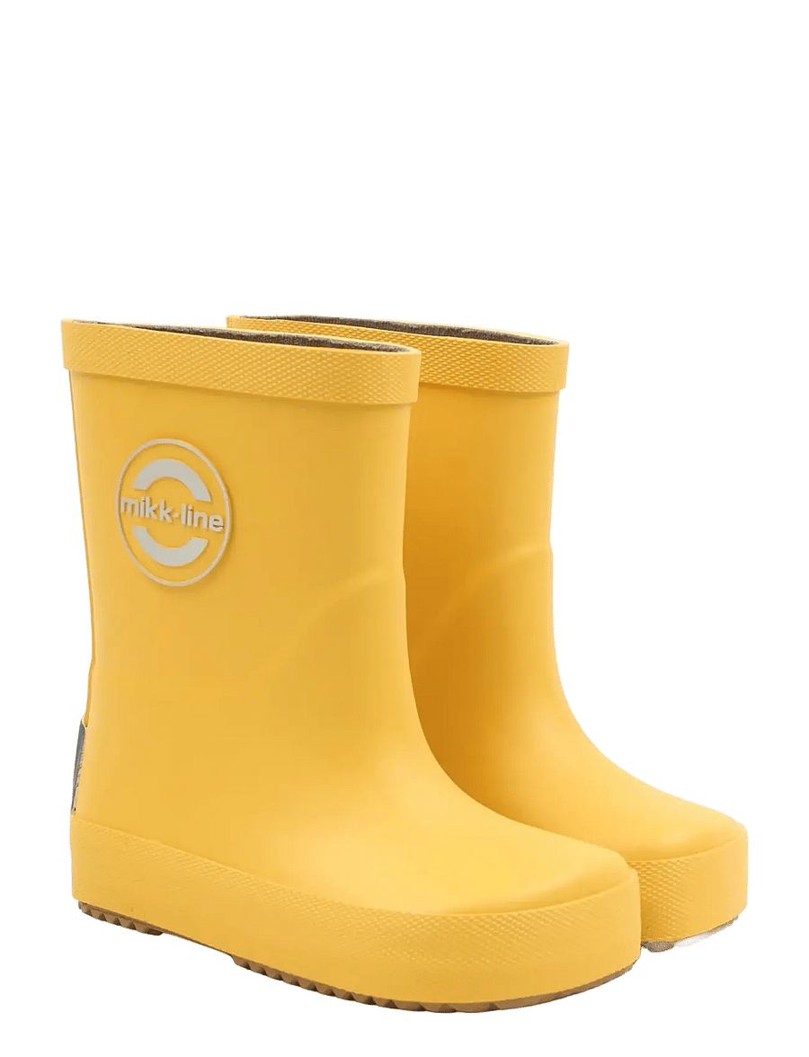 mikk-line - Wellies Solid - Barefoot - ofodrade gummistövlar - sunflower - 0