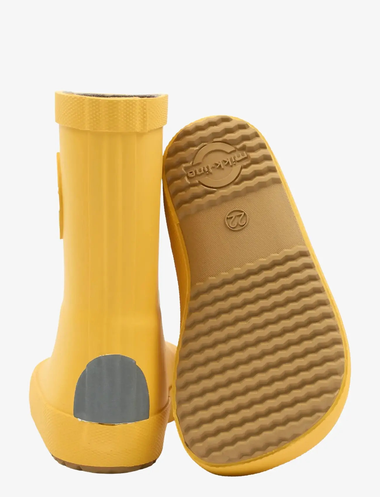 mikk-line - Wellies Solid - Barefoot - unlined rubberboots - sunflower - 2