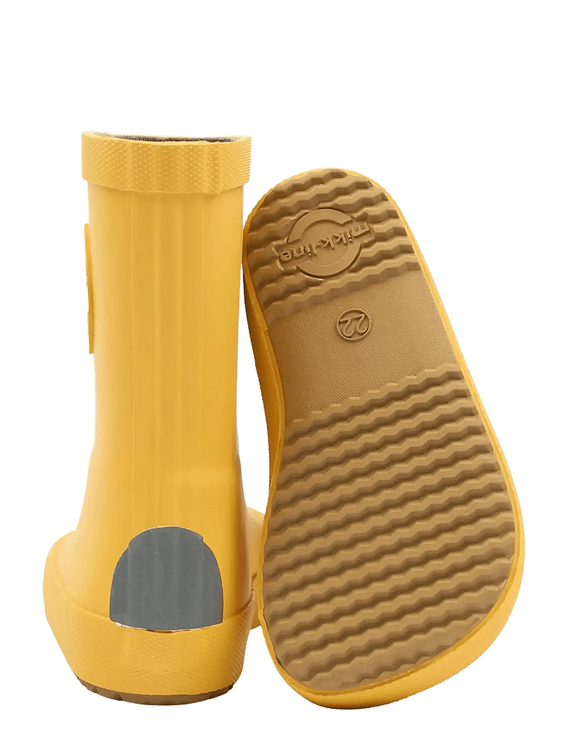 mikk-line - Wellies Solid - Barefoot - ungefütterte gummistiefel - sunflower - 2