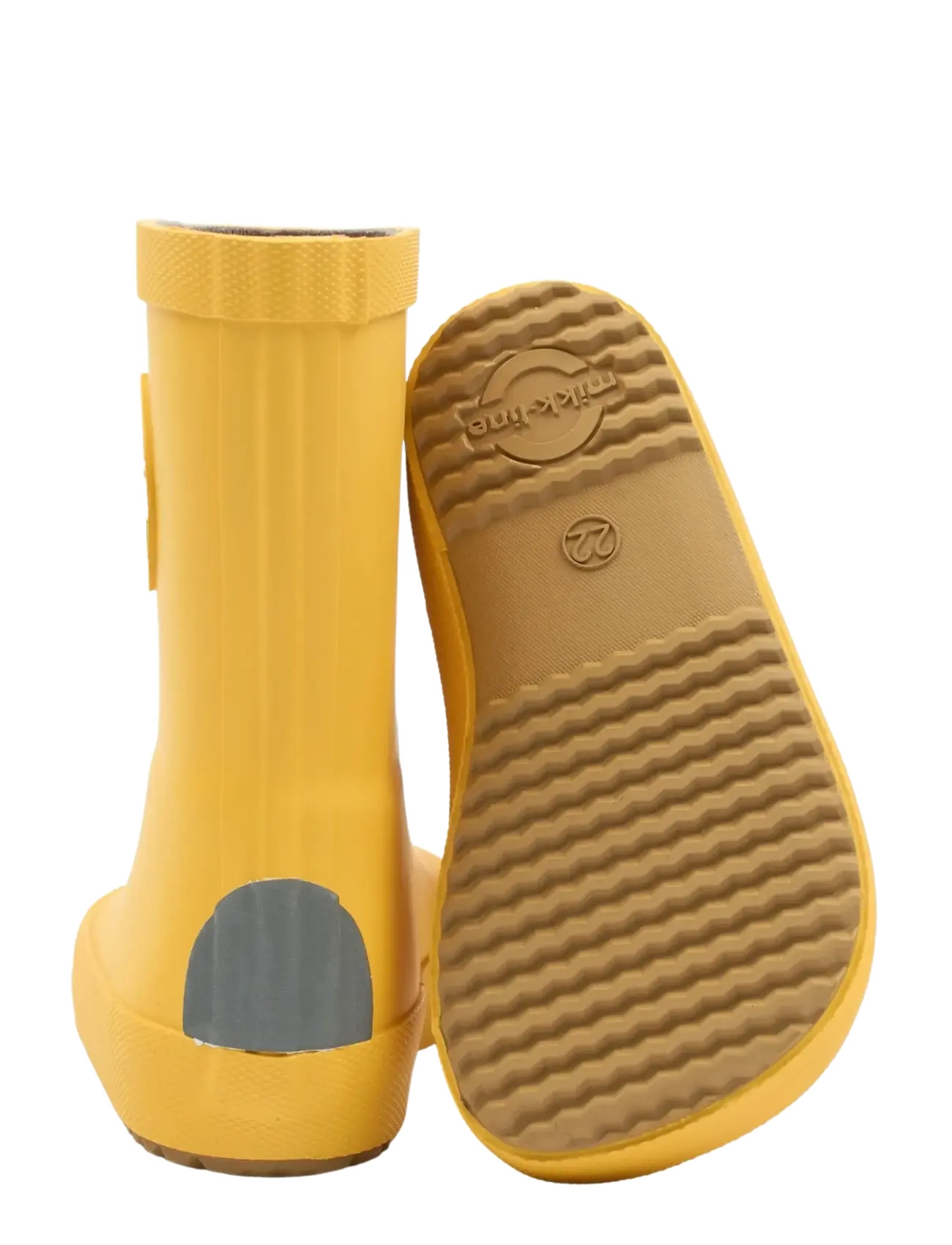 mikk-line - Wellies Solid - Barefoot - unlined rubberboots - sunflower - 2