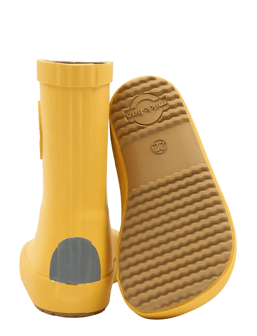 mikk-line - Wellies Solid - Barefoot - ofodrade gummistövlar - sunflower - 2