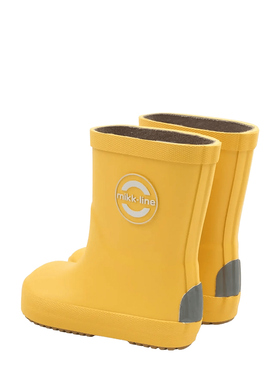 mikk-line - Wellies Solid - Barefoot - ofodrade gummistövlar - sunflower - 3
