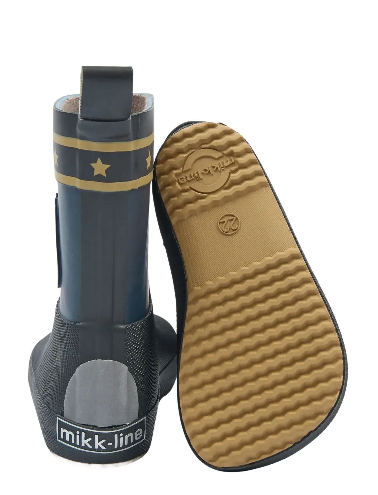 mikk-line - Wellies Police - Barefoot - unlined rubberboots - blue nights - 2