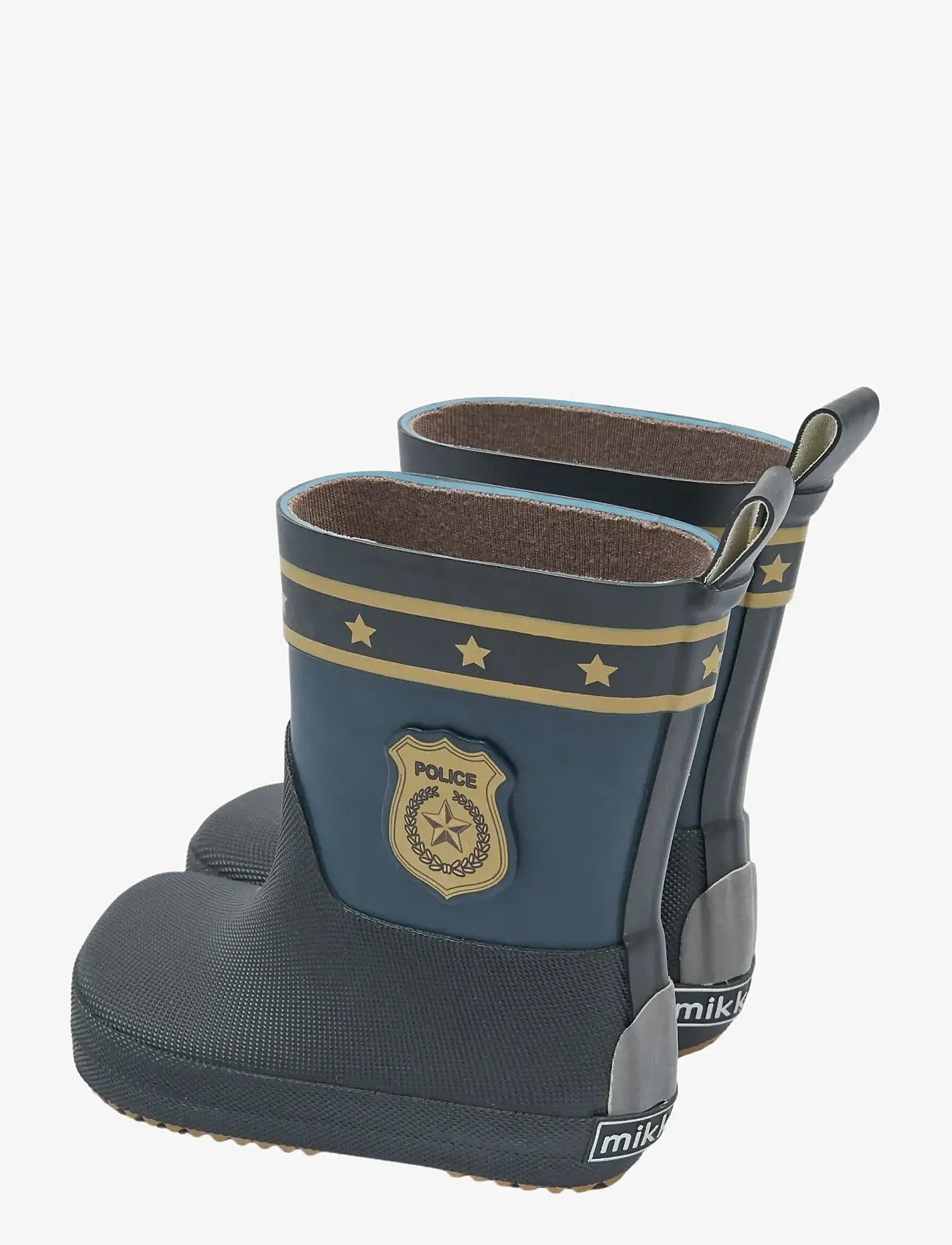 mikk-line - Wellies Police - Barefoot - ungefütterte gummistiefel - blue nights - 3