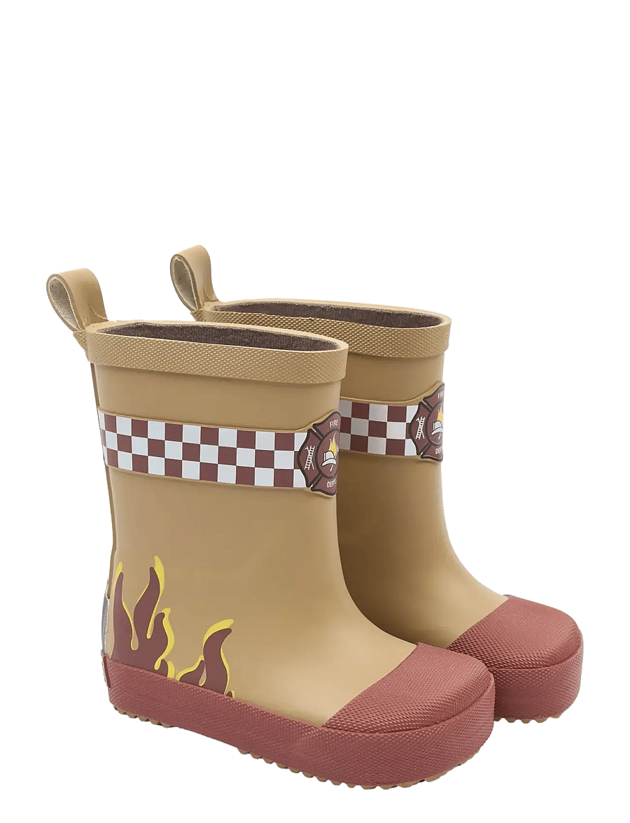 mikk-line - Wellies Firefighter - Barefoot - Ófóðruð gúmmístígvél - kelp - 1