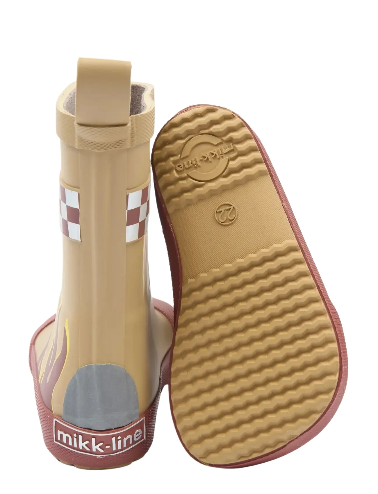 mikk-line - Wellies Firefighter - Barefoot - Ófóðruð gúmmístígvél - kelp - 3