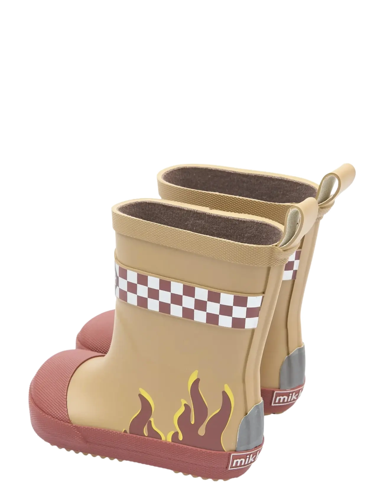 mikk-line - Wellies Firefighter - Barefoot - Ófóðruð gúmmístígvél - kelp - 4