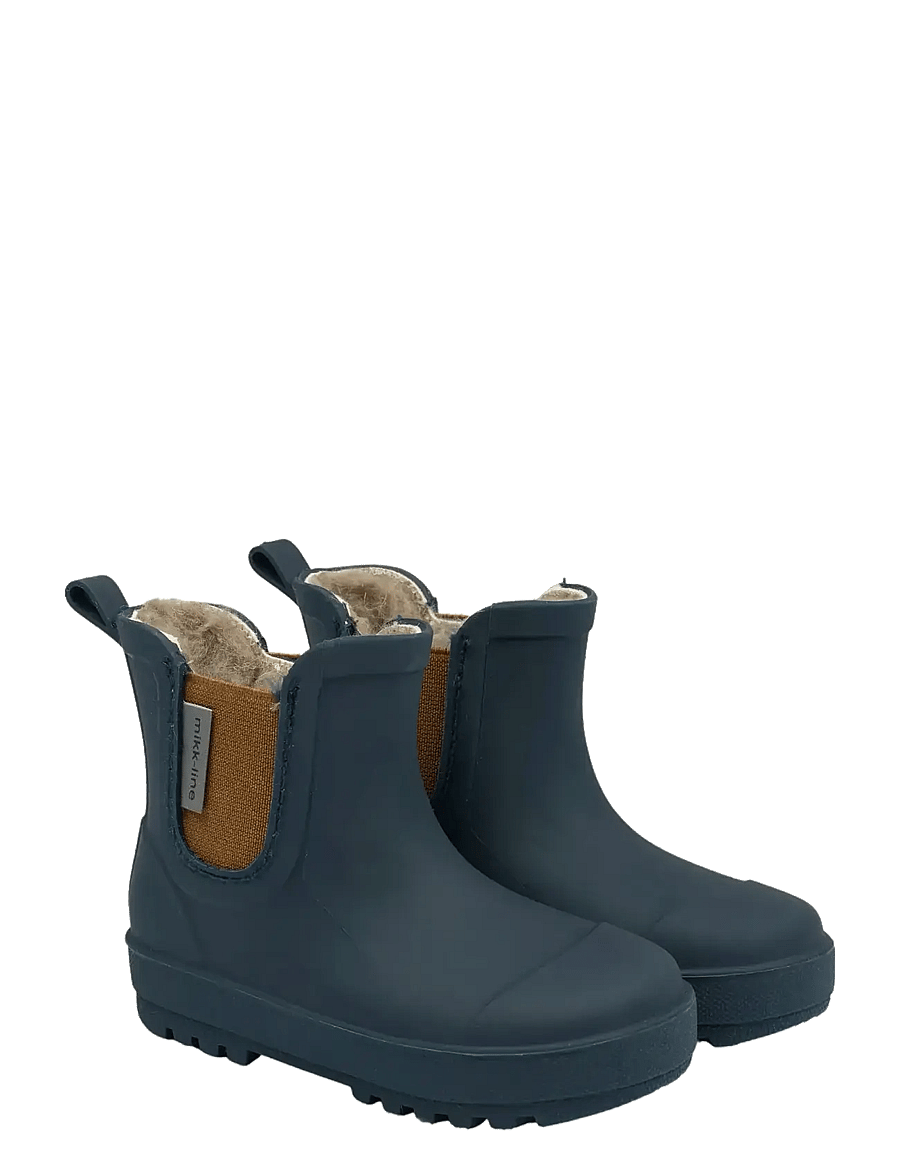 mikk-line - Wellies Winter TPE - Low - gefütterte gummistiefel - blue nights - 0