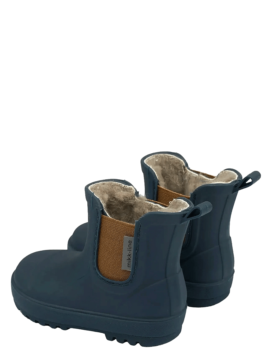 mikk-line - Wellies Winter TPE - Low - gefütterte gummistiefel - blue nights - 3