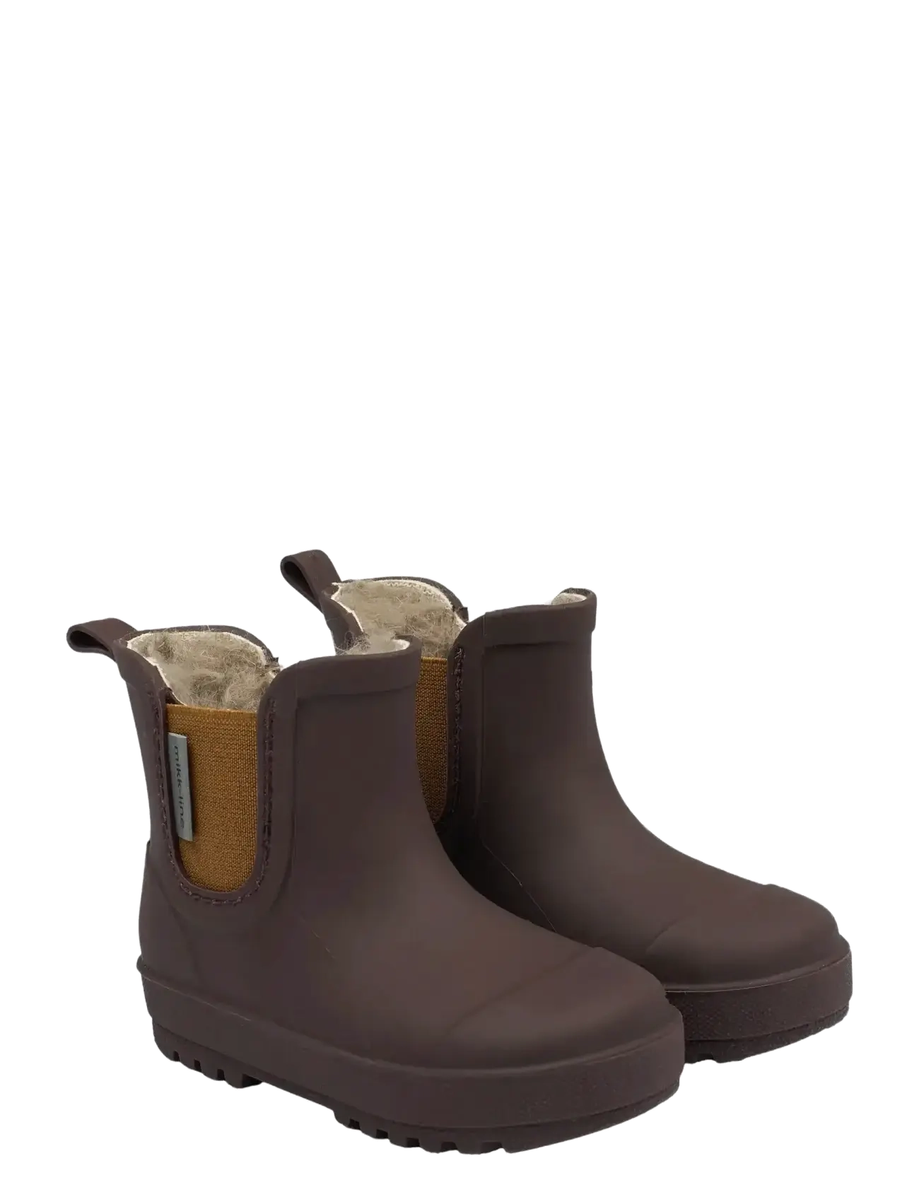 mikk-line - Wellies Winter TPE - Low - raisin - 0