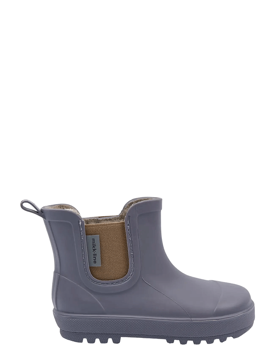 mikk-line - Wellies Winter TPE - Low - fodrade gummistövlar - shark - 1