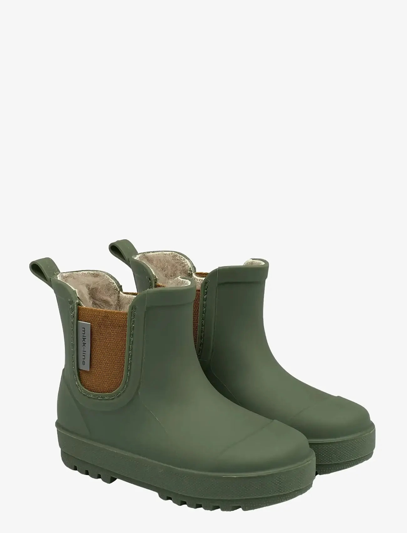 mikk-line - Wellies Winter TPE - Low - gummistøvler med for - thyme - 0
