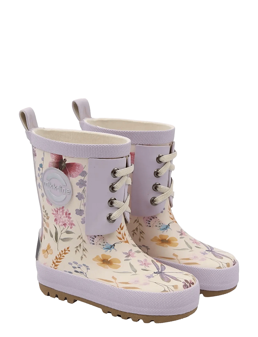 mikk-line - Wellies AOP - ungefütterte gummistiefel - butterfly aop - 1
