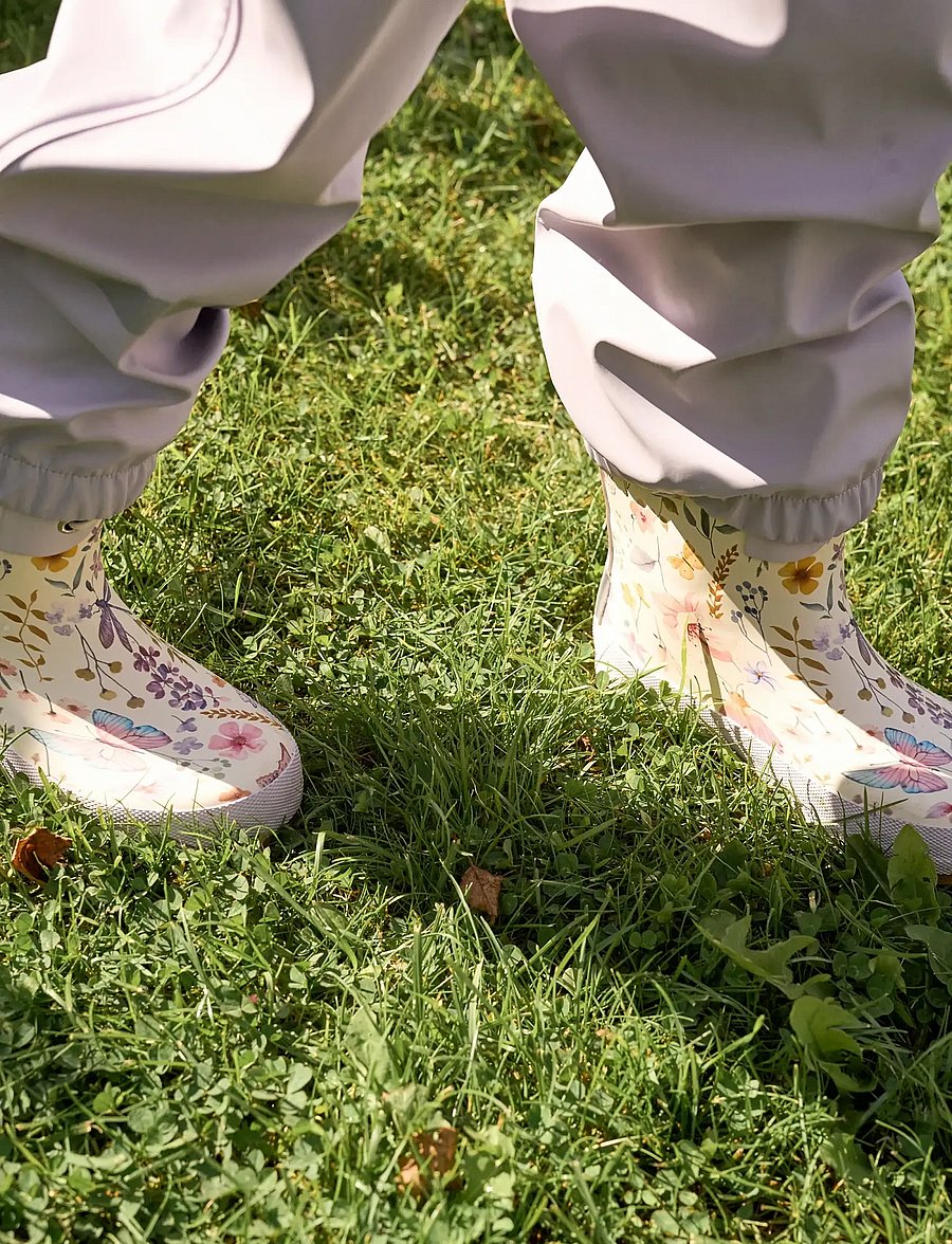 mikk-line - Wellies AOP - ungefütterte gummistiefel - butterfly aop - 0